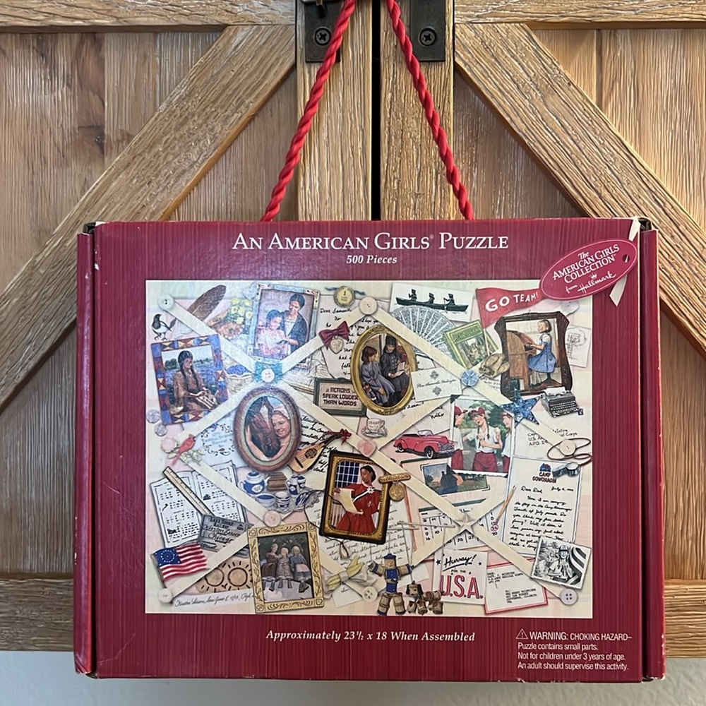 ❤️3/$25 American Girl Puzzle 500 pieces unique Kit, Samantha, Molly, Kirsten
